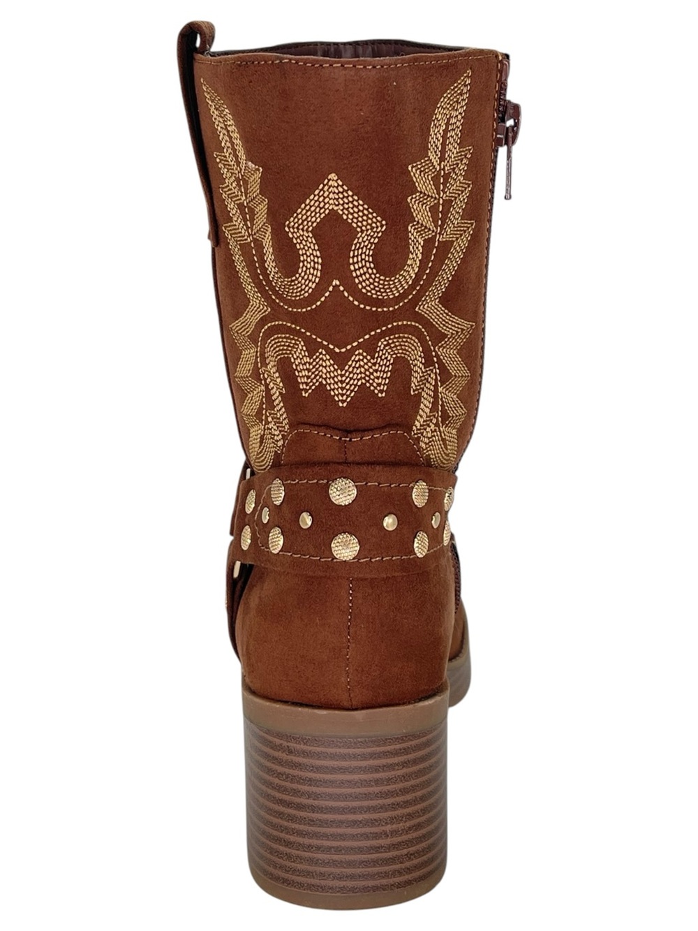 Sun + Stone Norahh Brown Western Style Womens Ankle Boots Size 7.5M - Picture 4 of 12